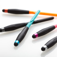 「Grip Touch Pen（グリップタッチペン）」ホワイト/ブラック/ブルー/ピンク/オレンジの5色