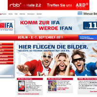 IFA 2011（国際コンシューマ・エレクトロニクス展）ドイツ語サイト