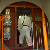 福島第二原子力発電所4号機原子炉格納容器内点検（所員用エアロック開放） 