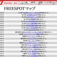 FREESPOT追加情報