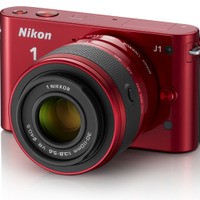 「Nikon 1 J1 ダブルズームキット」レッド