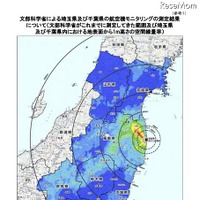 文部科学省がこれまでに測定してきた範囲及び埼玉県及び千葉県内における地表面から1m高さの空間線量率
