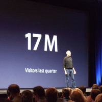 アップルリテールストアの訪問者は6月末で1700万人に達した。