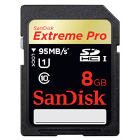 「サンディスク・エクストリーム・プロ・SDXC・UHS-Iカード」8GB