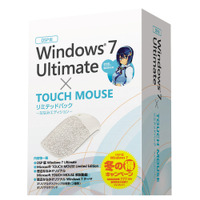「Windows 7 Ultimate x TOUCH MOUSE リミテッドパック ～ななみ Edition～」パッケージ