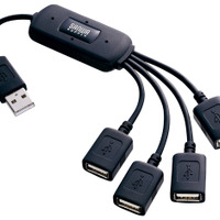　サンワサプライは、各ポートを独立させることで接続する機器のコネクタ形状を問わず、すべてのポートを使い切れる分配ケーブル型のUSB 2.0ハブ「USB-HUB227シリーズ」と「USB-HUB228シリーズ」を発売する。