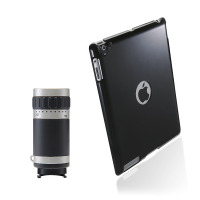 iPad 2で光学6倍ズーム撮影を可能とする望遠レンズとケースのセット 画像