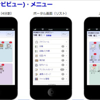 スマートフォン使用時 画面イメージ