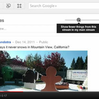 Google＋がメジャーアップデート!スライダーによるストリーム管理など 画像
