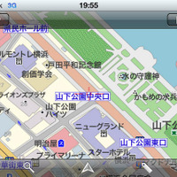 インクリメントP「MapFan for iPhone Ver.1.5」（iPhone）