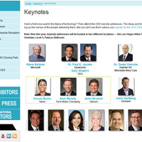 2012 INTERNATIONAL CES Keynotes