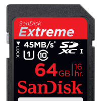 【CES 2012】サンディスク、128GBで45MB/秒の高速転送が可能なSDカード 画像