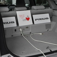 プリウスの外部電源供給システム…トヨタが宮城県に寄贈 画像