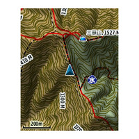 登山地図表示のイメージ