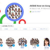 「AKB48 Now on Google＋」ページ