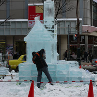 第63回さっぽろ雪まつり。すすきの会場