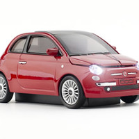 「Fiat 500new red」