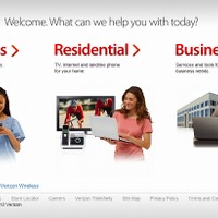 Verizon Communications Inc.サイト（画像）
