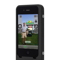 iPhone 4S/4のカメラに連写やフォーカス機能を拡張できるハードケース 画像