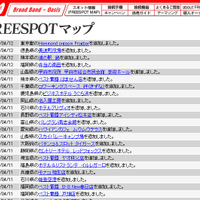 FREESPOT追加情報