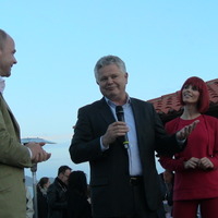ウェルカムパーティーにはドゥブロヴニク市長も登壇