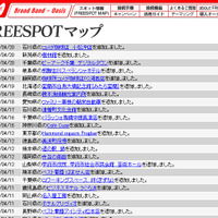 FREESPOT追加情報