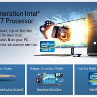 第3世代インテル Coreプロセッサーの紹介ページ（Core i7）