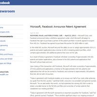 Facebook、マイクロソフトがAOLから購入したばかりの特許を購入、5億5000万ドルで 画像