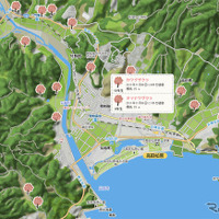 マピオン 桜ライン311プロジェクト応援マップ