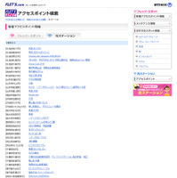 NTT東日本 フレッツ・スポット 新着アクセスポイント情報（光ステーション）