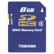　東芝は、メモリ容量が8GバイトのSDHCメモリーカード「SD-HC008GT4」を2007年1月上旬に発売する。価格はオープンで、実売予想価格は4万円前後。