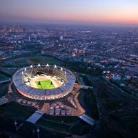 ロンドンのオリンピックスタジアム。