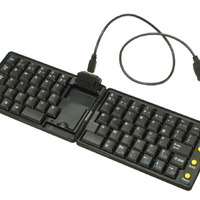 ダイヤテック、キーピッチ16mmの折りたたみコンパクトUSBキーボード「Papillon」 画像