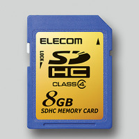 エレコム、8GバイトのSDHCメモリーカード「MF-FSDH08G」 画像