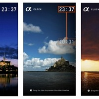 ソニー、世界遺産を楽しむタイムシフトUI搭載アプリ『“α”CLOCK for Mobile』公開 画像