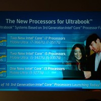 “Ivy Bridge”新製品のうち5モデルがUltrabook向けの低電圧版