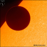 可視光・磁場望遠鏡（SOT）で見た第2接触前の金星／CN（388nm:光球）