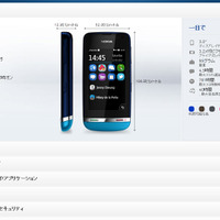 ノキアのアシャシリーズ紹介ページ