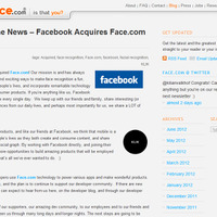 Facebook、顔認識技術ベンチャーの「Face.com」を買収 画像