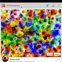 「タブレット向けGoogle＋」ではより大きな画像表示が可能