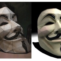 紙製の“ガイ・フォークスの仮面”でも参加可能