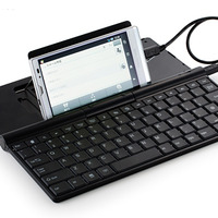 「SoftBank SELECTION」よりスマホ向けスタンド付きモバイルキーボードとハンディスピーカー 画像