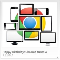 Google Chromeが4周年