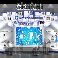 【CEATEC 2012 Vol.9】クラリオン、自動車向けのクラウド情報ネットワークサービスをアピール 画像