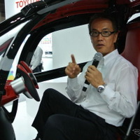 【CEATEC 2012 Vol.19】トヨタ友山常務役員、Smart INSECTは「常に人や家、社会と対話できる車」 画像