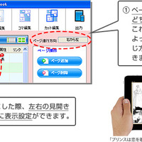 豊富なページ編集・設定機能を搭載