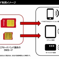 SIMカード利用イメージ