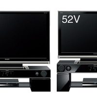 AN-ACR1（左）とAN-ACS1（右） 写真は液晶テレビAQUOSとハイビジョンレコーダーを組み合わせた例