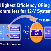 　日本テキサス・インスツルメンツ（日本TI）は26日、12V動作のブレード・サーバや、N+1構成の通信システム、予備電源を使用する低電圧プロセッサなどの電力分配機能を向上する、ORingパワー・コントローラ製品ファミリ「TPS241x」を発表した。