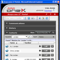 one-X Portal - Contacts
